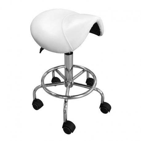 Židle kosmetická ZD-2001 bílá