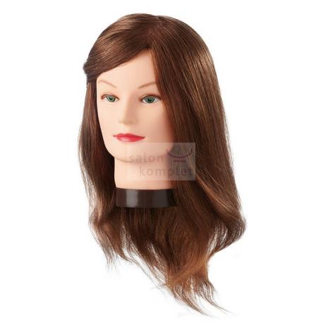 Cvičná hlava Amber 06643 přírodní vlasy 35 - 40 cm