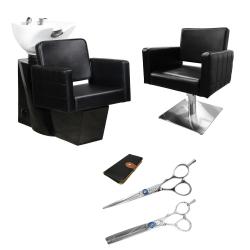 Kadeřnický set Nero černá barva